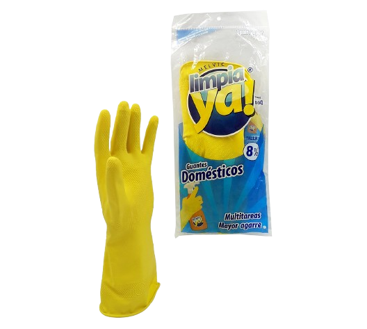 Guante Amarillo Talla 8.5
